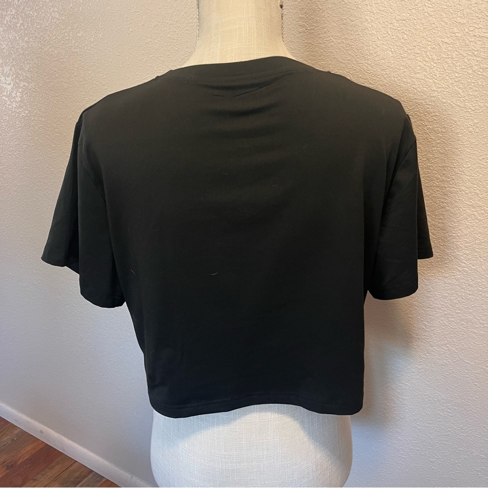 Women's Gentle Cowboy Frog Crop Top - Size Large - Picture 3 of 13